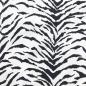 Preview: Baumwollsatin Zebra creme schwarz Italien